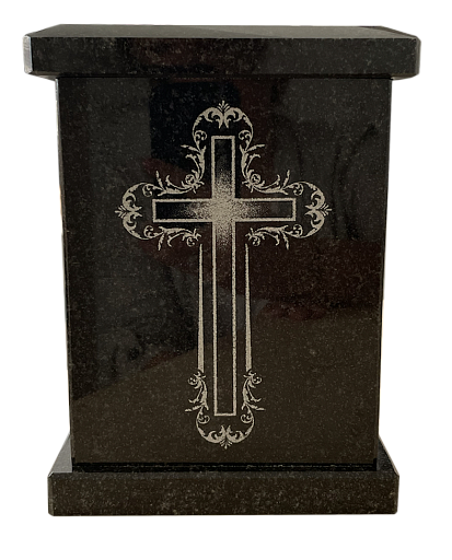 урна гранитная крест