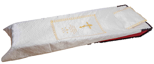 Покрывало атлас  "Стежка с религиозной символики" Покрывало атлас  "Стежка с религиозной символики"